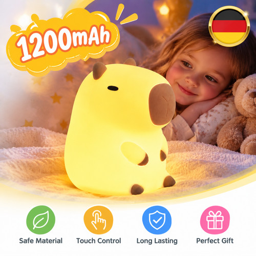 Capybara nachtlicht kinder - capybara,