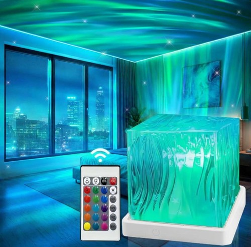 16farben led nordlicht aurora - nordlicht,