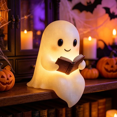 Halloween leselampe geist - leselampe,